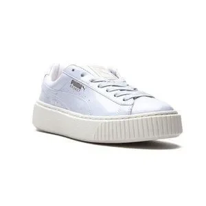 Puma Shoes Puma Basket Women Light Blue Sneakers Patent
